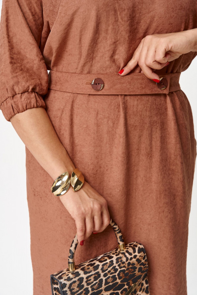 Платье VIPPRIMO 124 бежево-коричневый - фото 23