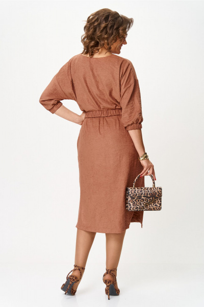 Платье VIPPRIMO 124 бежево-коричневый - фото 11