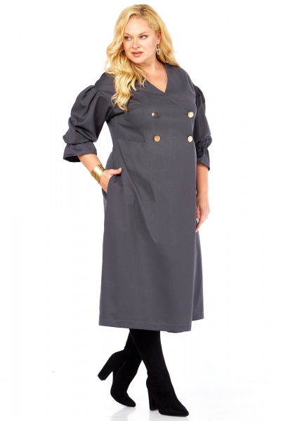 Платье Celentano lite 5057 графит - фото 5