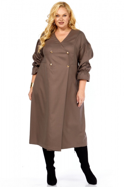 Платье Celentano lite 5057 пыльная_роза - фото 3