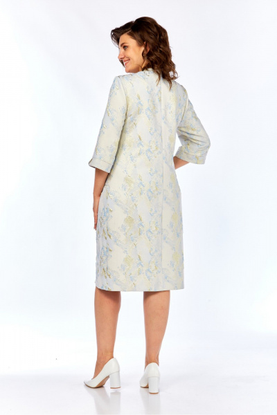 Платье Элль-стиль 2391/1 голубой - фото 9