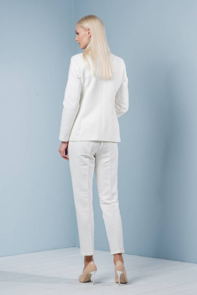 Брюки, жакет Achosa 801 белый - фото 2