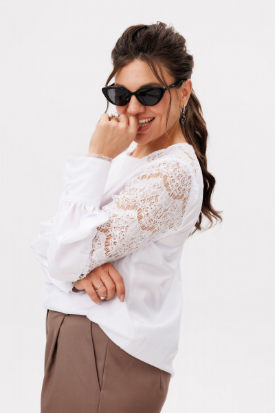 Блуза Anelli 1685 паутина_кружева - фото 11