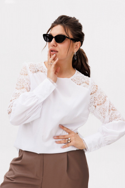 Блуза Anelli 1685 паутина_кружева - фото 5