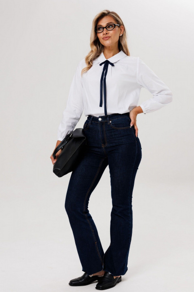 Блуза Anelli 1701.1 белоснежная_симфония - фото 15