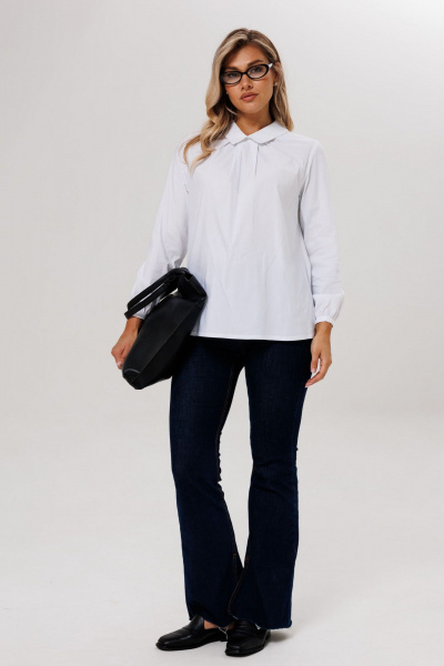 Блуза Anelli 1701.1 белоснежная_симфония - фото 11