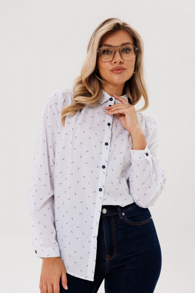 Рубашка Anelli 1652 квадратики - фото 5