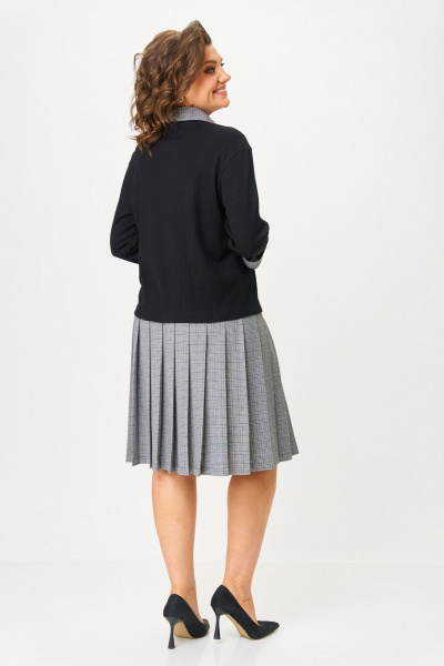 Блуза, юбка Svetlana-Style 2134 черный-клетка - фото 11