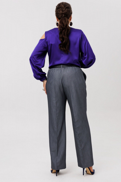 Блуза Anelli 1595 индиго - фото 17