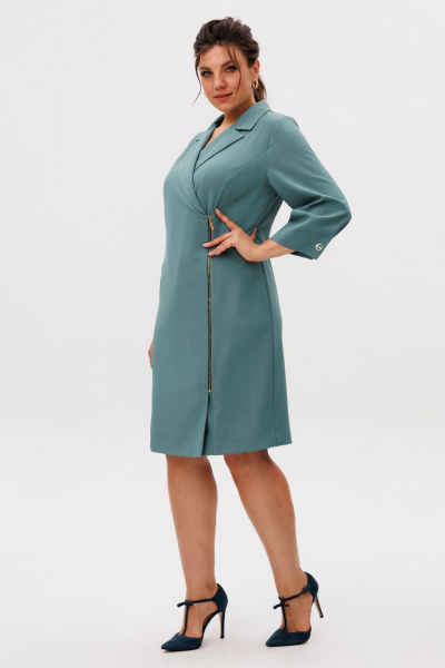 Платье Anelli 1569 лагуна - фото 15