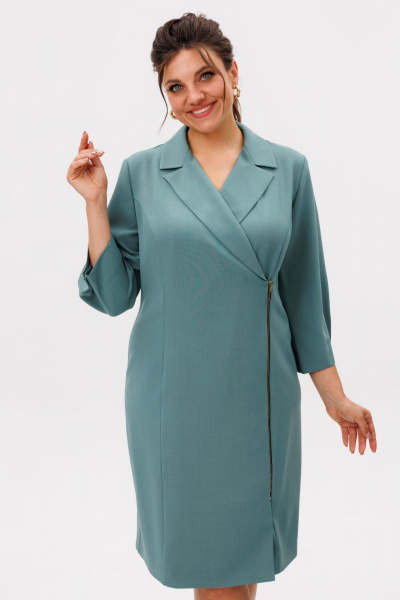 Платье Anelli 1569 лагуна - фото 13