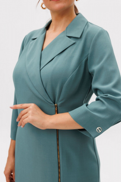 Платье Anelli 1569 лагуна - фото 9