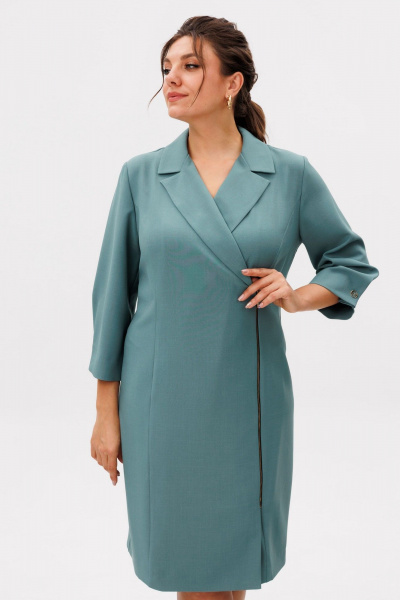 Платье Anelli 1569 лагуна - фото 5