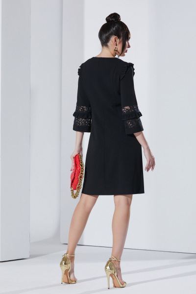 Платье Lissana 4548 черный - фото 7