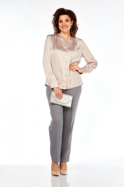 Блуза Kauhanka 027 бежевый - фото 5