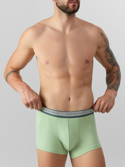 Трусы Mark Formelle 411124-3/25-5137Ц-5 св.зеленый_серо_голубой_т.синий - фото 3