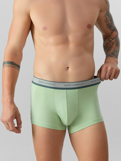 Трусы Mark Formelle 411124-3/25-5137Ц-5 св.зеленый_серо_голубой_т.синий - фото 4