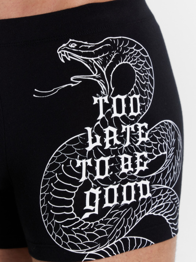 Трусы Mark Formelle 411220/25-4988П-5 черный_печать2_3_сл_на_ЛВ_пер_дет - фото 3