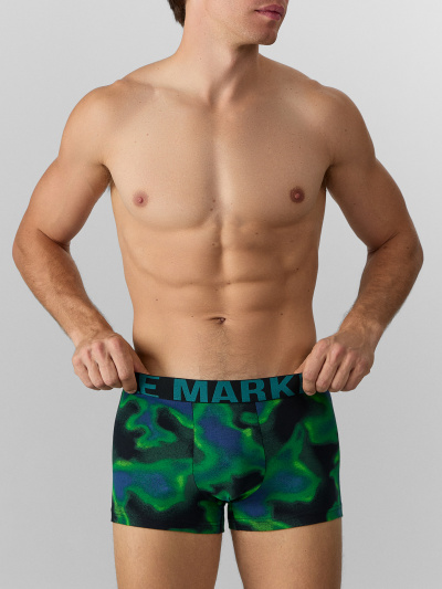 Трусы Mark Formelle 411228-2/25-5164П-5 разводы_на_черном_зеленый - фото 2