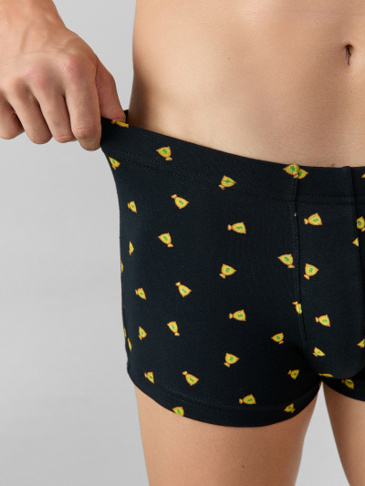 Трусы Mark Formelle 411229-2/25-5165П-5 черный_мешки_денег_на_черном_3_сл_1тр_на_ЛВ_дет - фото 5