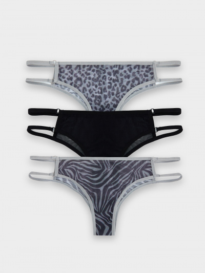 Трусы Mark Formelle 412438-3/25-22-ОБР38294Ц-16 зебра_на_сером_010.2_Сублимация_полотна - фото 1