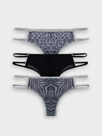 Трусы Mark Formelle 412438-3/25-22-ОБР38294Ц-16 зебра_на_сером_010.2_Сублимация_полотна - фото 3