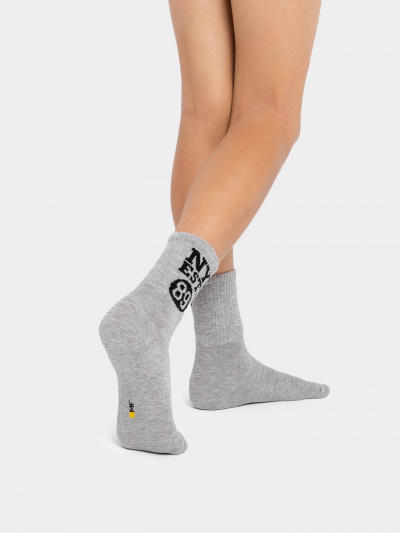 Носки Mark Formelle 444K-2324/B3-23444K серый_меланж_рис.2324 - фото 11