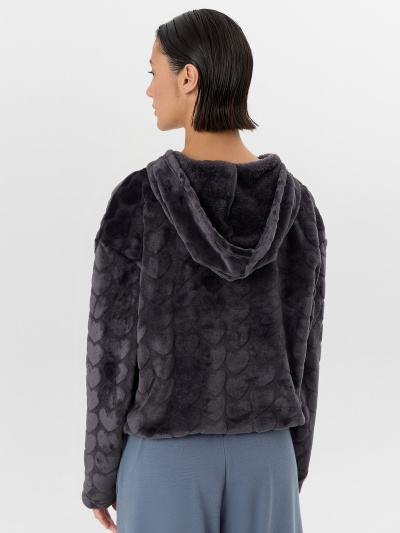 Худи Mark Formelle 502978/25-36111ПП-15 серые_сердечки - фото 9