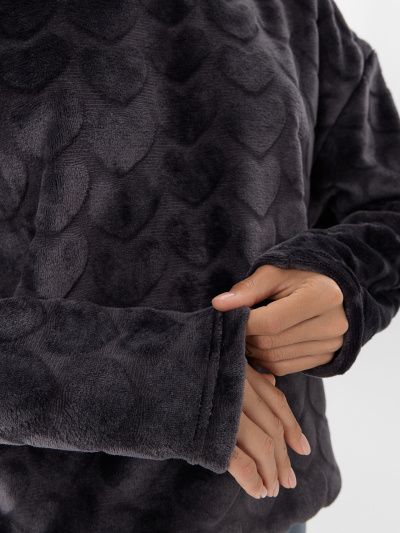 Худи Mark Formelle 502978/25-36111ПП-15 серые_сердечки - фото 11