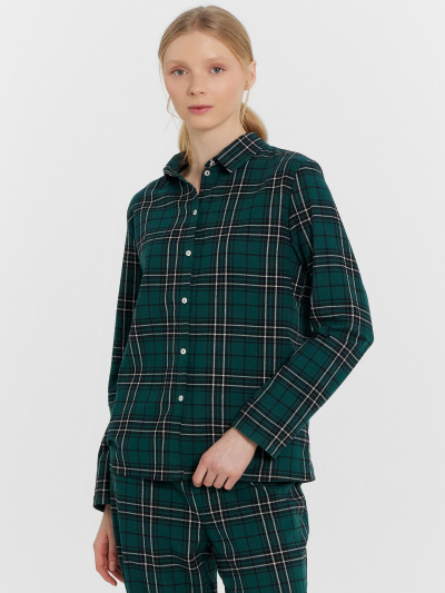 Блуза, брюки Mark Formelle 592368/24-29986ПП-9 зеленая_клетка - фото 13