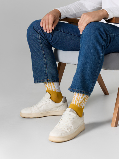 Носки Mark Formelle 107K-3342/25107K горчичный_рис.3342 - фото 3