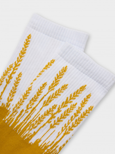 Носки Mark Formelle 107K-3342/25107K горчичный_рис.3342 - фото 5