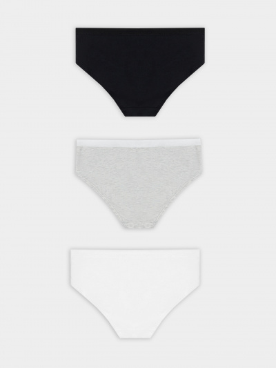 Трусы Mark Formelle 417749-3/25-15-36906Б-5 белый_серый_меланж_4306_А_черный - фото 2