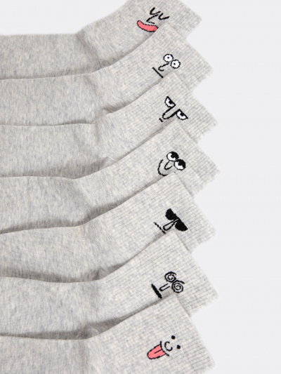 Носки Mark Formelle 556UG-1633/217556UG св.серый_меланж_7_рис.1633 - фото 3