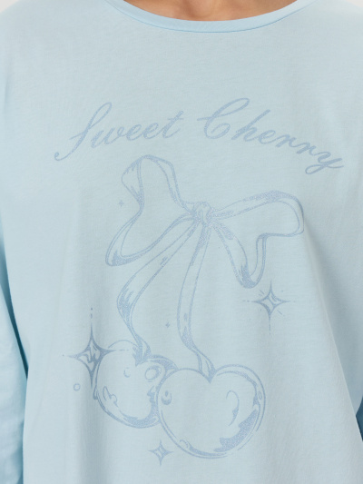 Сорочка Mark Formelle 572362/25-39955ПП-0 голубое_небо_печать_1_сл_на_пол - фото 2