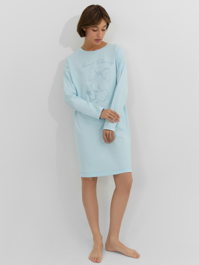 Сорочка Mark Formelle 572362/25-39955ПП-0 голубое_небо_печать_1_сл_на_пол - фото 1