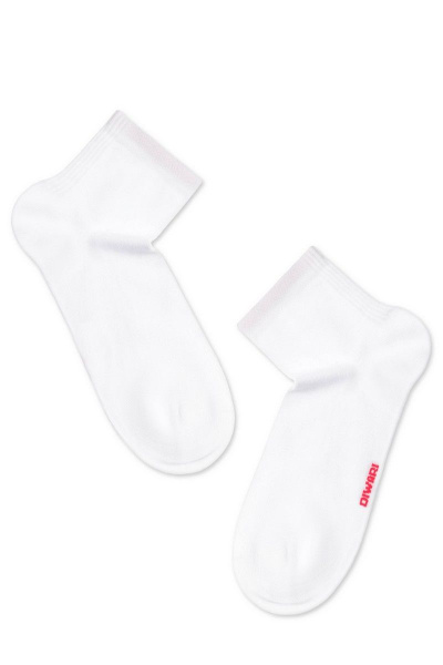 Короткие хлопковые носки для активного образа жизни CONTE DIWARI_ACTIVE_короткие_148 белый - фото 1