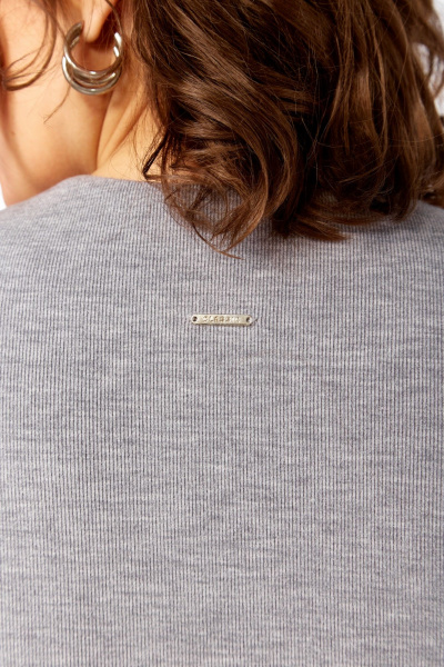 Джемпер, юбка БагираАнТа 1064 серый - фото 7