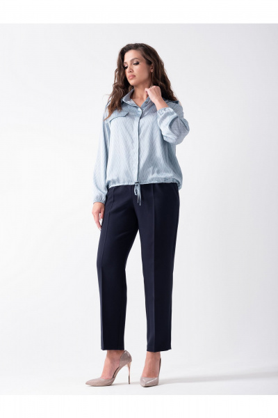 Блуза Erika С-167 голубой - фото 8