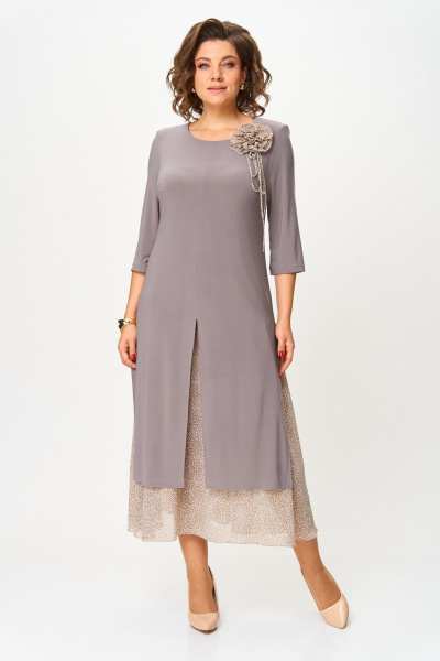 Платье Svetlana-Style 1958 какао - фото 1