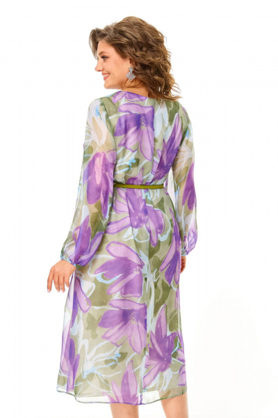 Платье Karina deLux M-1374 мультиколор - фото 5