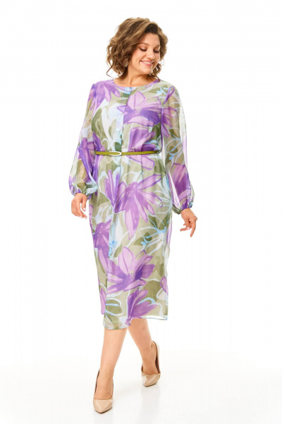 Платье Karina deLux M-1374 мультиколор - фото 3