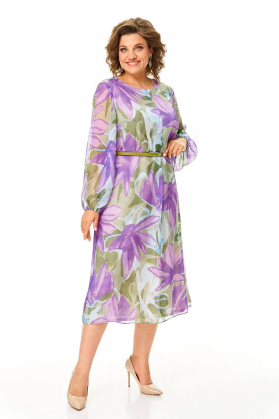 Платье Karina deLux M-1374 мультиколор - фото 2