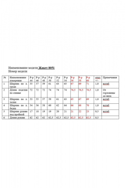 Жакет, юбка KaVari plus size 8051.1 - фото 4