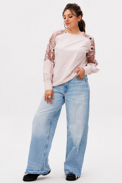 Блуза Anelli 1685.1 трепет_роз - фото 8