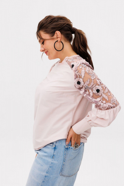 Блуза Anelli 1685.1 трепет_роз - фото 7