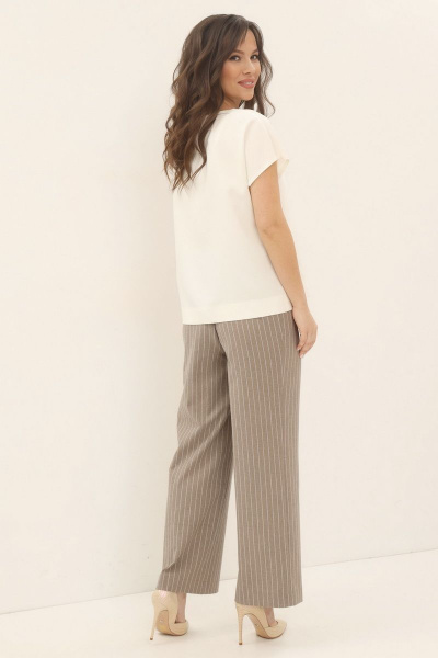 Блуза, брюки, кардиган Магия моды 1934 какао - фото 4