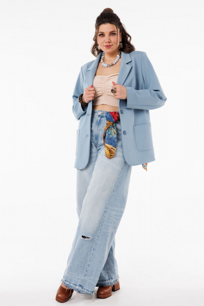 Жакет Anelli 1524.1 небосвод - фото 7