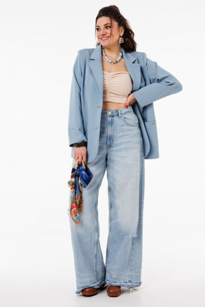 Жакет Anelli 1524.1 небосвод - фото 3