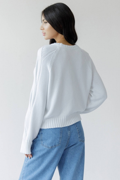 Джемпер Romgil РВ0165-ХЛ2 белый - фото 5